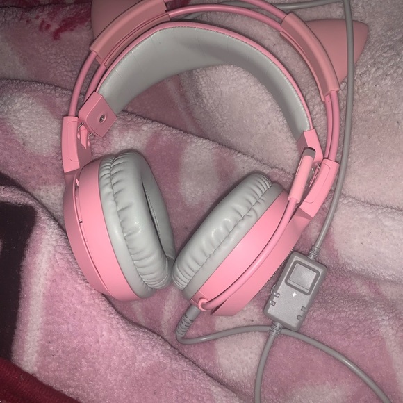 Cat ear pink gaming headset - Picture 1 of 4